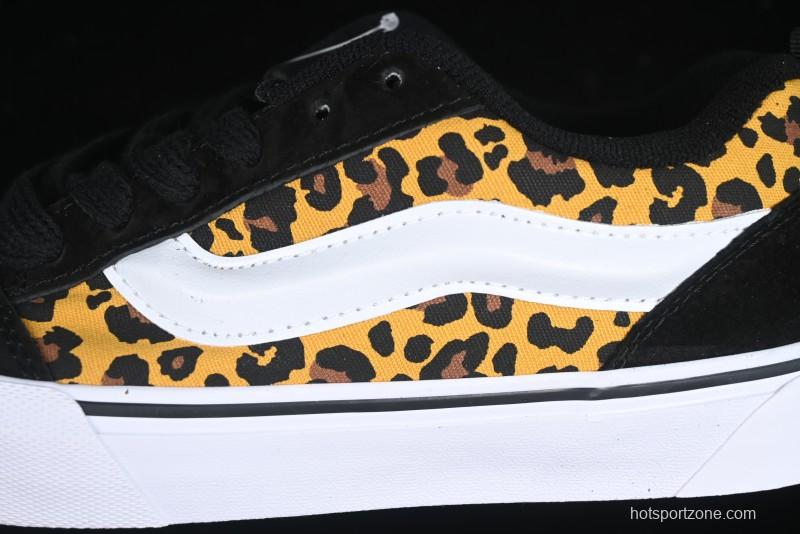 Vans Knu Skool Low Top Casual Sneakers in Leopard Print - VN000CR5CJK