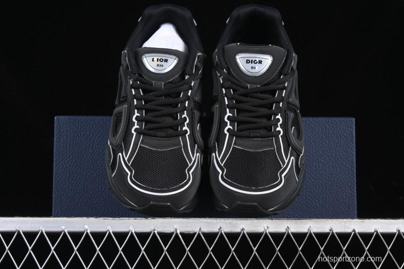 Dior B30 Sneakers with Reflective CD30 Logo - CD30