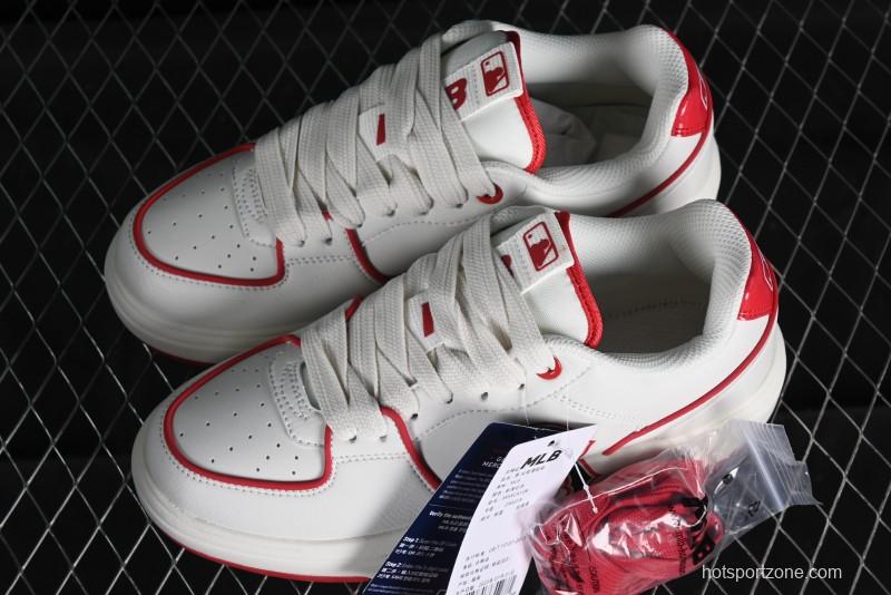 MLB Chunky Liner Basic New York Yankees Thick Sole Casual Sneakers with 6cm Height Increase - 3ASXCA12N43RDS