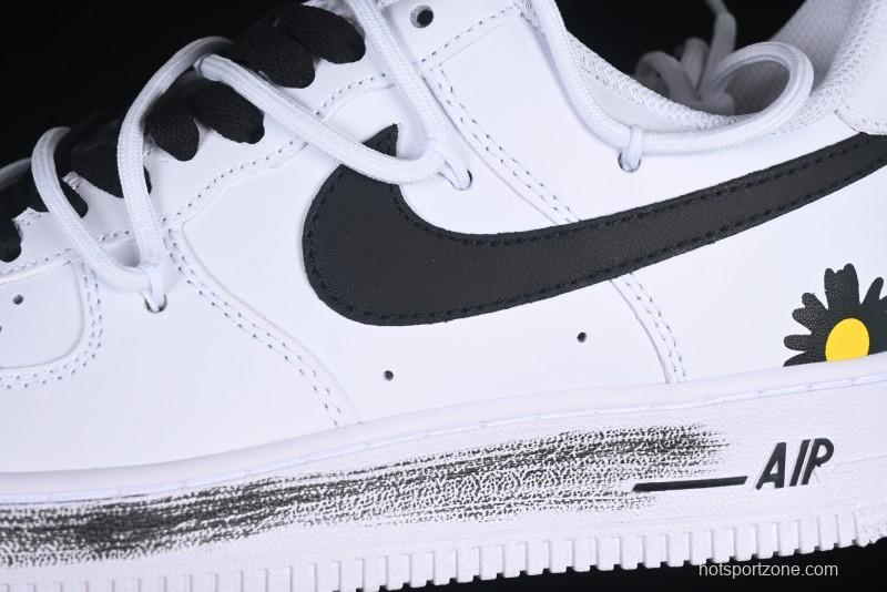 Nike Air Force 1'07 Low Custom 2D Daisy Graffiti Hand-Painted Casual Sneakers - CK0316-060