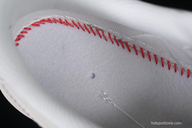 Nike Air Force 1 '07 Low Stussy Collaboration Grey Swoosh Casual Sneakers - HH7518-063