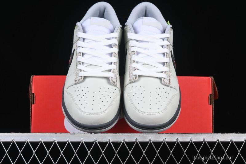 Nike Dunk Retro Low Grey Fog Panda Prank Mountain Theme Casual Sneakers - DD1391-103