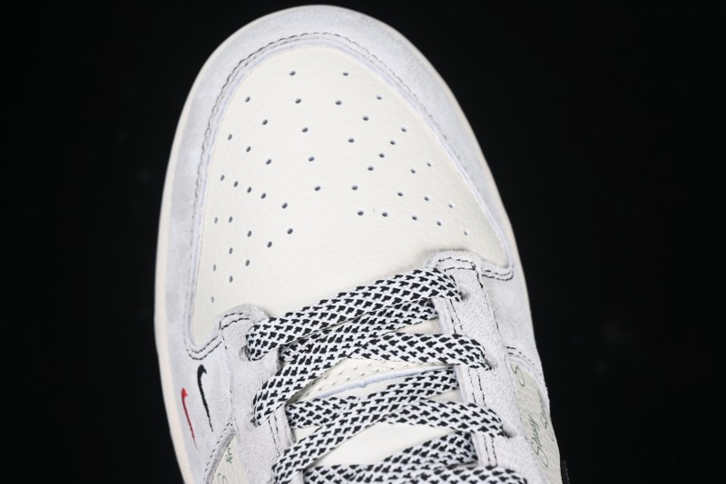 Nike SB Dunk Low Supreme Collaboration Anniversary Custom Low-Top Casual Sneakers - YX5066-220