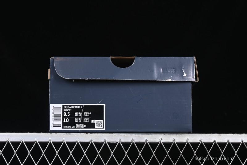 Nike Air Force 1 '07 Low Casual Sneakers in Light Blue with Full-Length Air Cushion - HQ3822-400