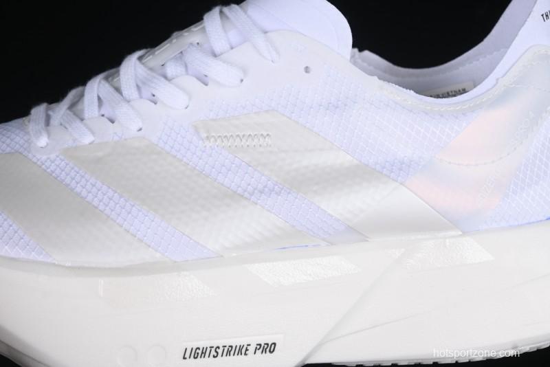 Adidas Adizero Adios 4 M Running Shoes Lightweight Breathable Low-Top - JR6355