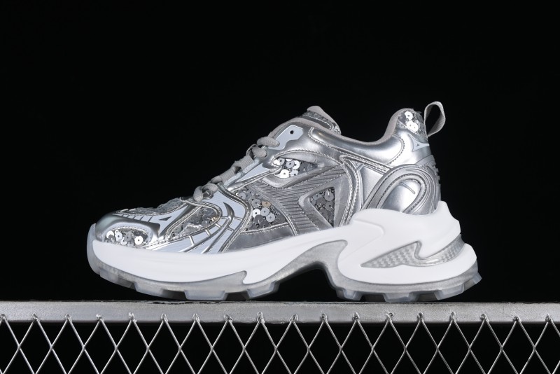 GG-CC Casual Sandals with Asymmetric Design and Cool Functional Style - 70119-3 Silver