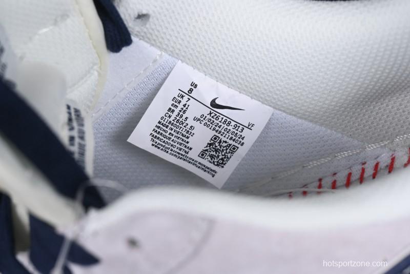 Nike Air Force 1 '07 Low The North Face Collaboration Blue Swoosh Logo Casual Sneakers - XZ6188-913