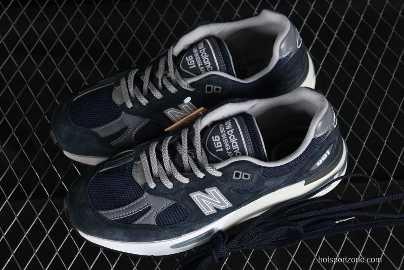 New Balance Made In USA 991 Series Classic Casual Dad Shoes Retro Running Sneakers - U991NV2