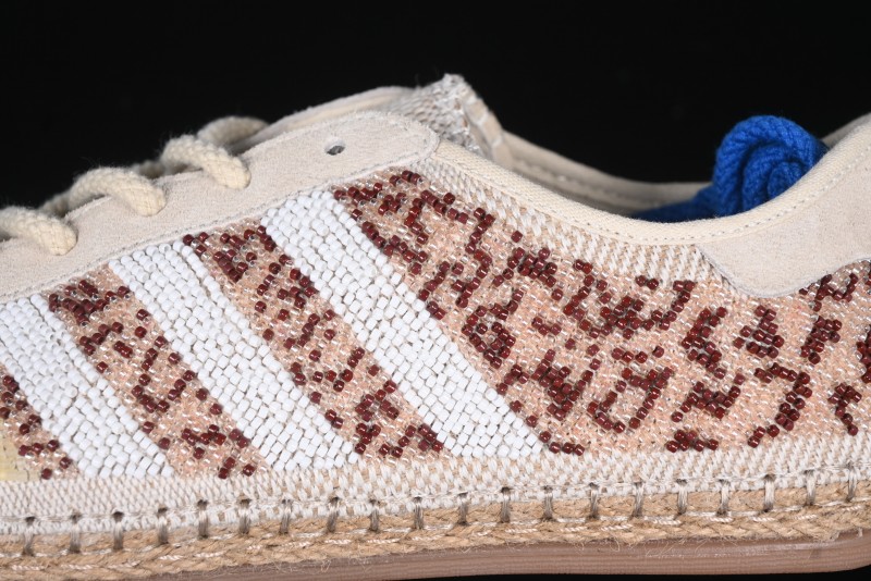 Adidas Clot x Originals Gazelle Indoor Retro Casual Slip-Resistant Wear-Resistant Low-Top Sneakers - IH3642