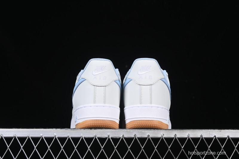 Nike Air Force 1 '07 Low Light Blue Casual Sneakers - 315122-102