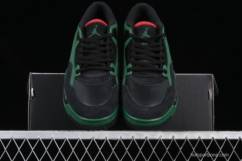 Nike Air Jordan 4 Remastered Sneakers with Textile Mesh Leather and Suede Upper - FQ7939-003