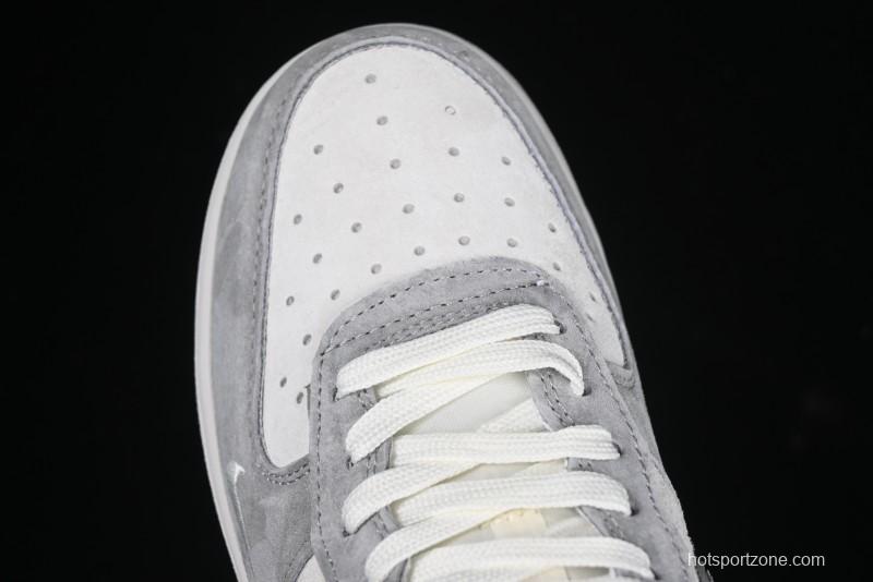 Nike Air Force 1'07 Low The North Face Collaboration Pig Grey Snake Print Low-Top Casual Sneakers - DF0188-027