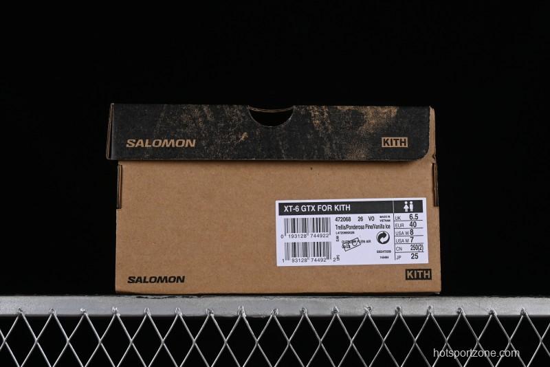 Salomon XT-6 For Kith High-Tech Outdoor Casual Running Shoes - 472068-26