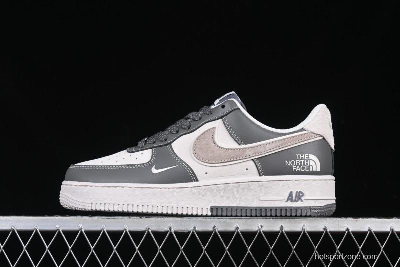 Nike Air Force 1 '07 Low North Face Collaboration Light Grey Two-Tone Low-Top Casual Sneakers - DM6688-046