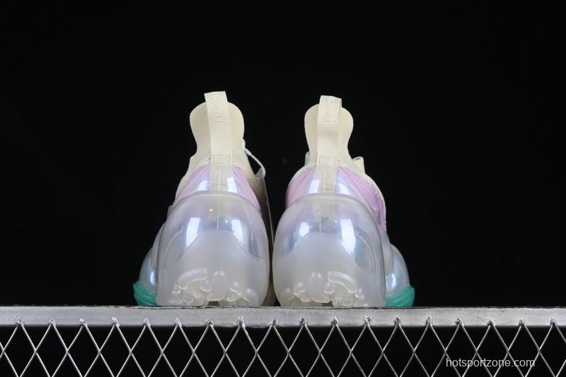 Grounds Big Bubble High Platform Sneakers in Cream Lilac - AJE5