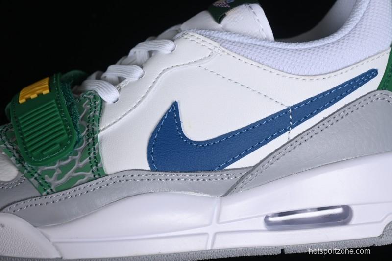 Nike Air Jordan Legacy AJ312 Low Triple Strap Sneakers with Premium Leather - CD9054-140