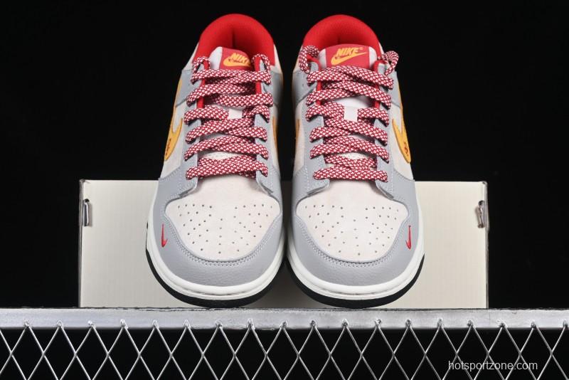 Nike SB Dunk Low The North Face Year of the Snake Collaboration Yellow Swoosh Anniversary Custom Low-Top Casual Skate Shoes - DJ2024-079