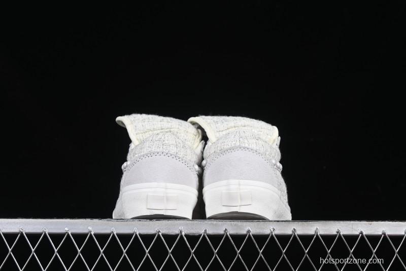 Vans Skool Ext Pearl White Low-Top Casual Skate Shoes - VN000EEMQC5