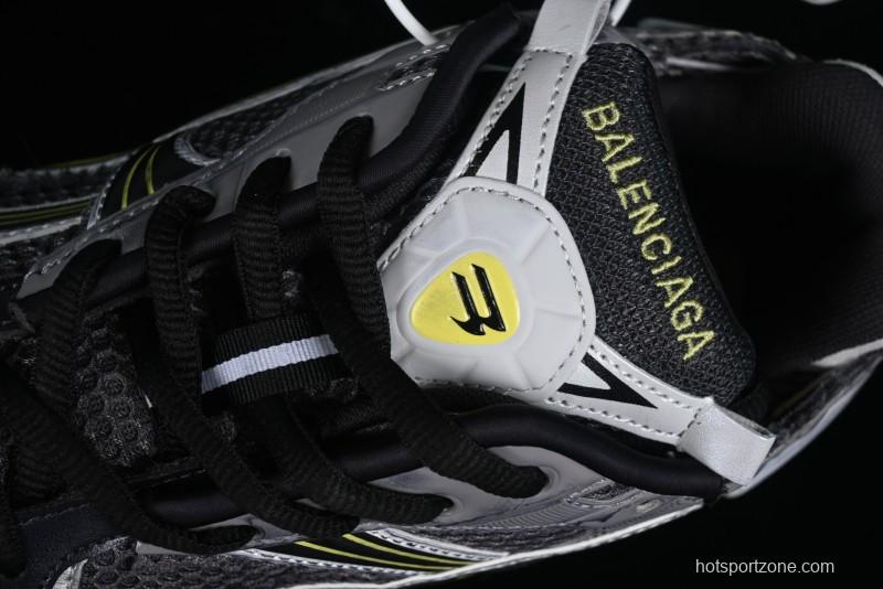 Balenciaga Runner Kith Four Color Retro Casual Sneakers - W3RMU1279