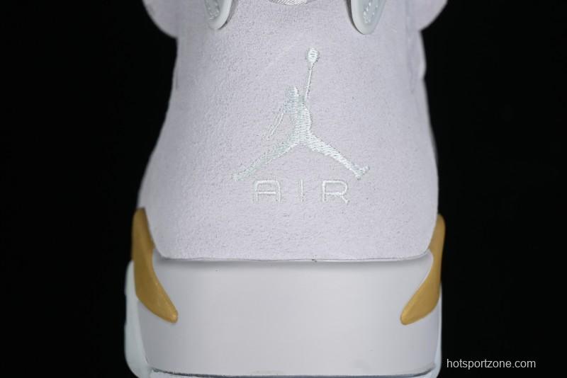 Nike Air Jordan 6 Retro Paris Olympics Sneakers with Metallic Gold Accents - DQ4914-074