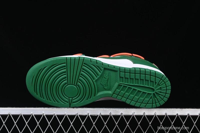 Off-White x Futura x Nike Dunk Low OW Collaboration Sneakers - CT0856-100