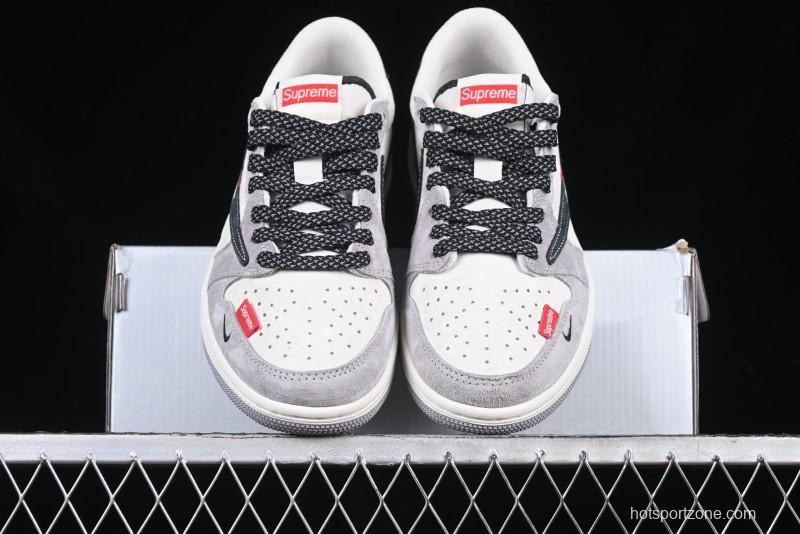 Nike Travis Scott x Fragment Design x Air Jordan 1 Low OG SP AJ1 Retro Sneakers - DM7866-050