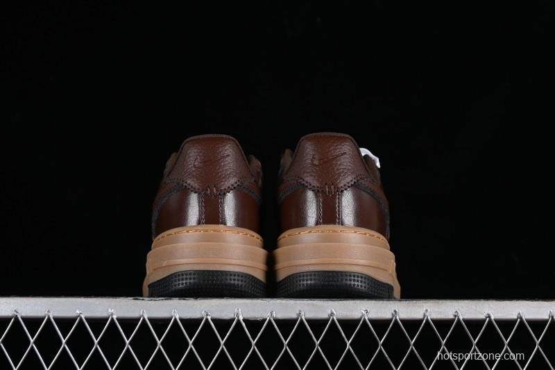 Nike Air Force 1 Low Luxe Casual Sneakers with Thick Sole and Waterproof Design - DM2451-200