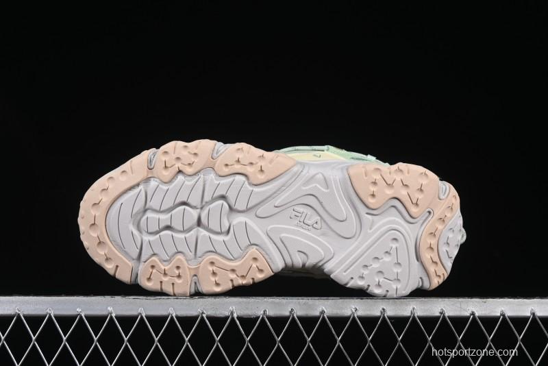 Fila Fusion Retro Mars Running Shoes with Lace-Up Design and Cushioned Sole - F12W422103FMB