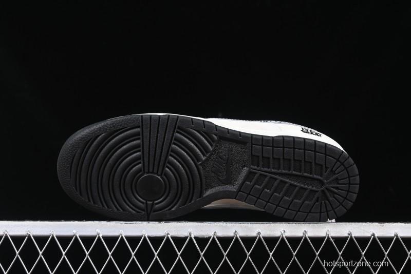 Nike SB Dunk Low UN Collaboration Anniversary Custom Sneakers with Black Swoosh - DJ2024-068