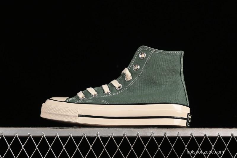 Converse Chuck 1970s High Top Casual Canvas Sneakers in Pine Green - A06521C