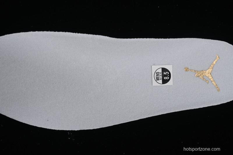 Nike Air Jordan 4 Retro Sneakers with Metallic Gold Design - AQ9129-170