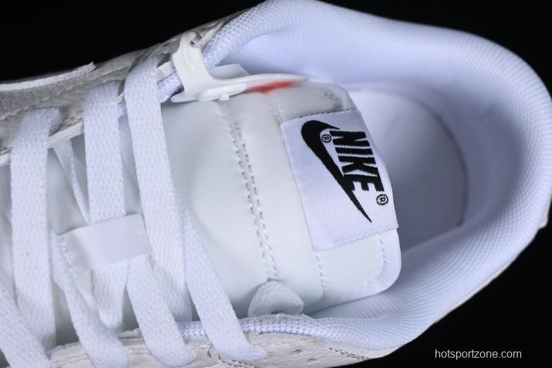 Nike SB Dunk Low Casual Skate Shoes with White and Gum Sole - 311369-100