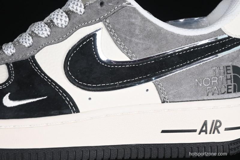 Nike Air Force 1'07 Low The North Face Collaboration Black Beige Grey Casual Sneakers - XZ6188-976
