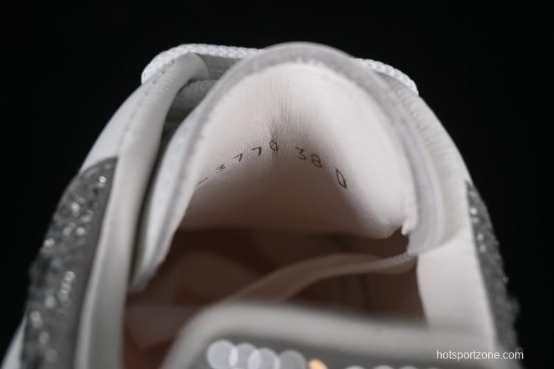 Alexander McQueen Oversized Sneakers with White Rhinestones - D.E5