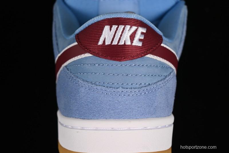 Nike SB Dunk Low "Phillies" Suede Casual Skate Shoes - DQ4040-400