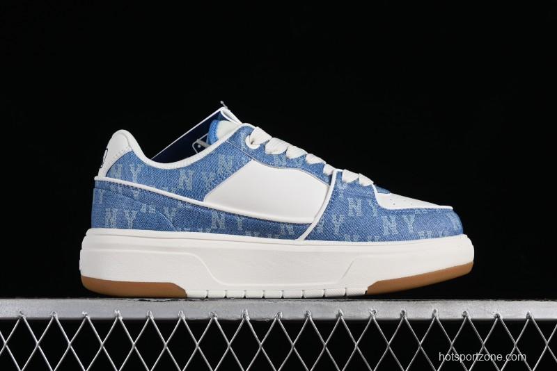 MLB Chunky Liner Basic Height Increasing Platform Sneakers with 6cm Inner Lift - 3ASXCLD4N50BLS