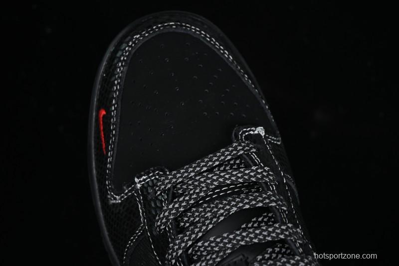 Nike SB Dunk Low Year of the Snake Limited Edition - Black Snake Anniversary High-End Custom Low-Top Casual Sneakers - CH8311-233