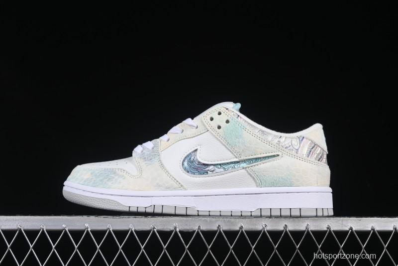 Nike Dunk Low CNY Year of the Dragon Limited Edition New Chinese Style Custom Steam Puppet - Third Prince White Aobing SB Low-top Casual Sneakers - DV0831-101