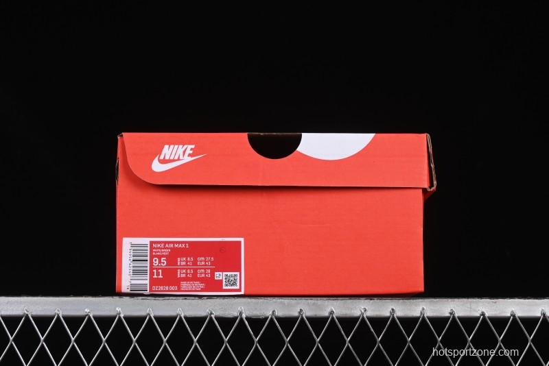 Nike Air Max 1 Retro Running Shoes with Half-Sole Air Cushion - DZ2628-003