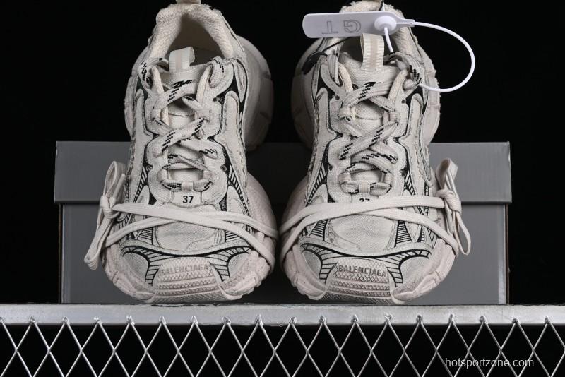 Balenciaga Phantom Sneaker 10th Generation Trend Running Shoes with Transparent Heel Strap - W3XDC2002