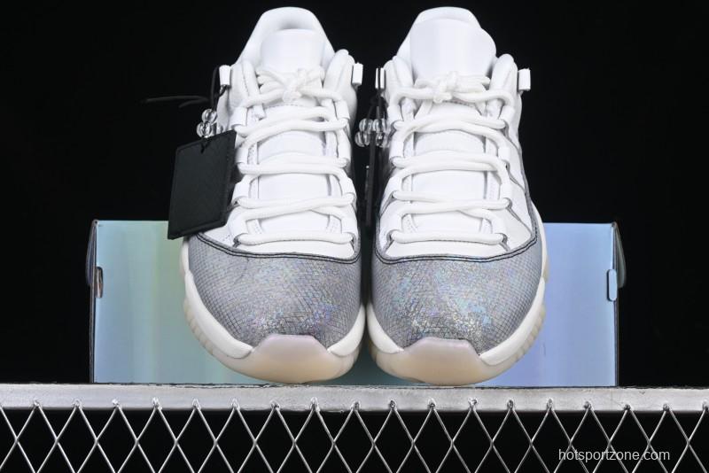 Nike Air Jordan 11 Low CNY Snake Year Limited Edition Tear-Away Basketball Shoes - HQ7000-001
