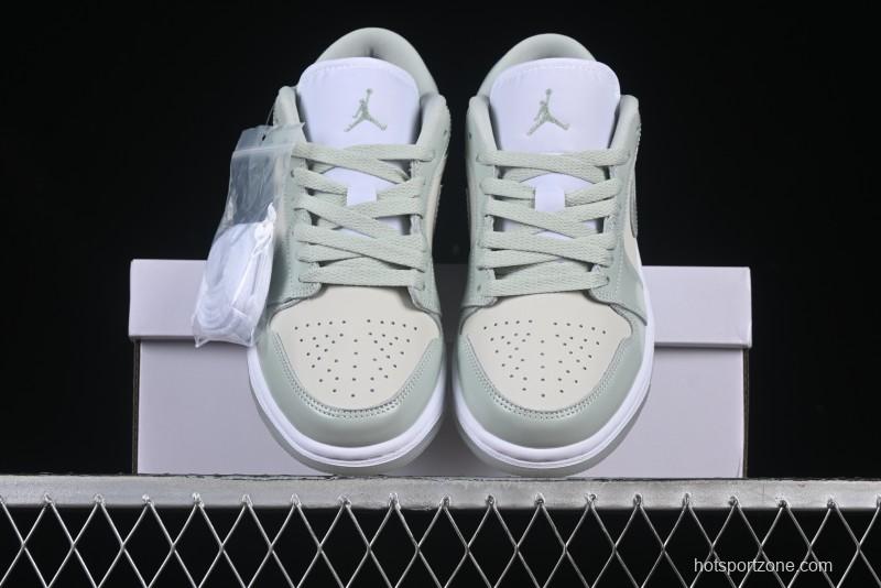 Nike Air Jordan 1 Low AJ1 Amber Green Low-Top Casual Sneakers - HF4078-100