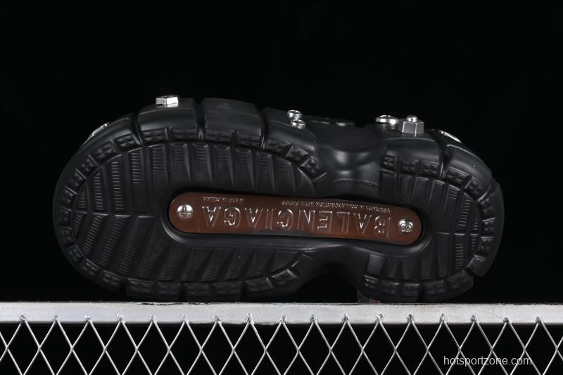 Balenciaga Hardcrocs Slide EVA Round Toe Ultra Thick Sole Clog Sandals - W1S8N1081