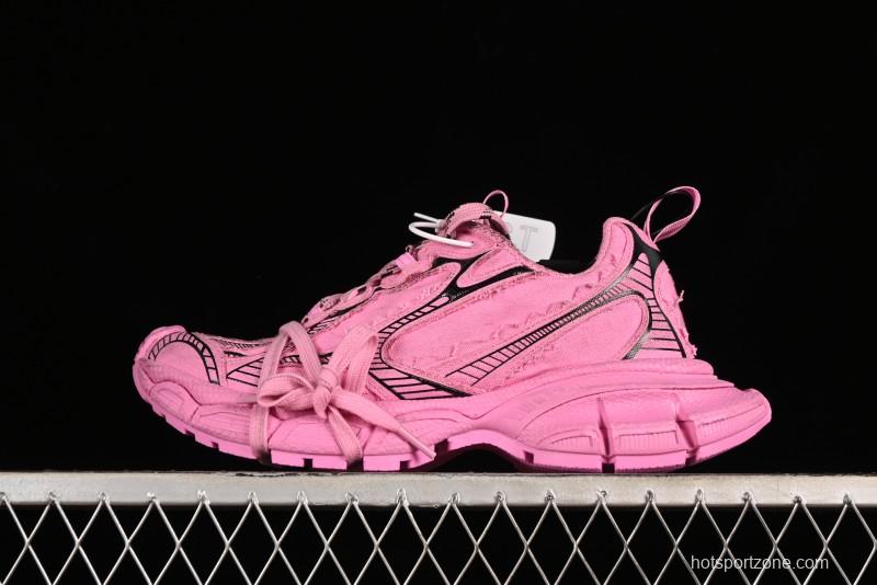 Balenciaga Phantom Sneaker Ten-Gen Trend Running Shoes with Transparent Heel Strap - W3XDC5000