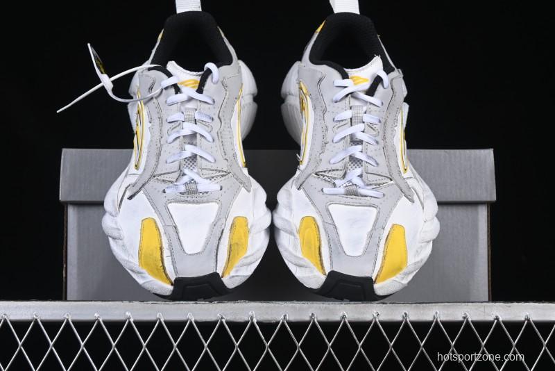 Balenciaga Monday Calf Leather Round Toe Lace-Up Low-Top Casual Shoes - WDWTS1971