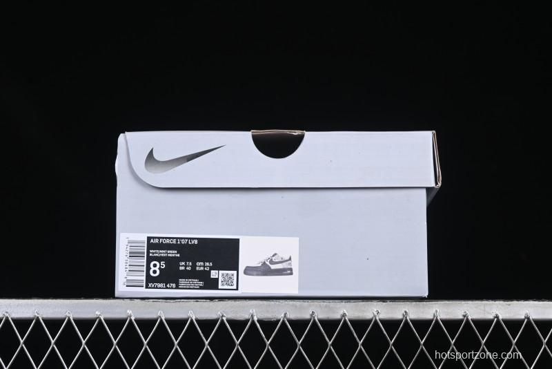 Nike Air Force 1'07 Low Star Graffiti Hand-Painted Casual Sneakers with Full-Length Air Cushion - XV7981-476