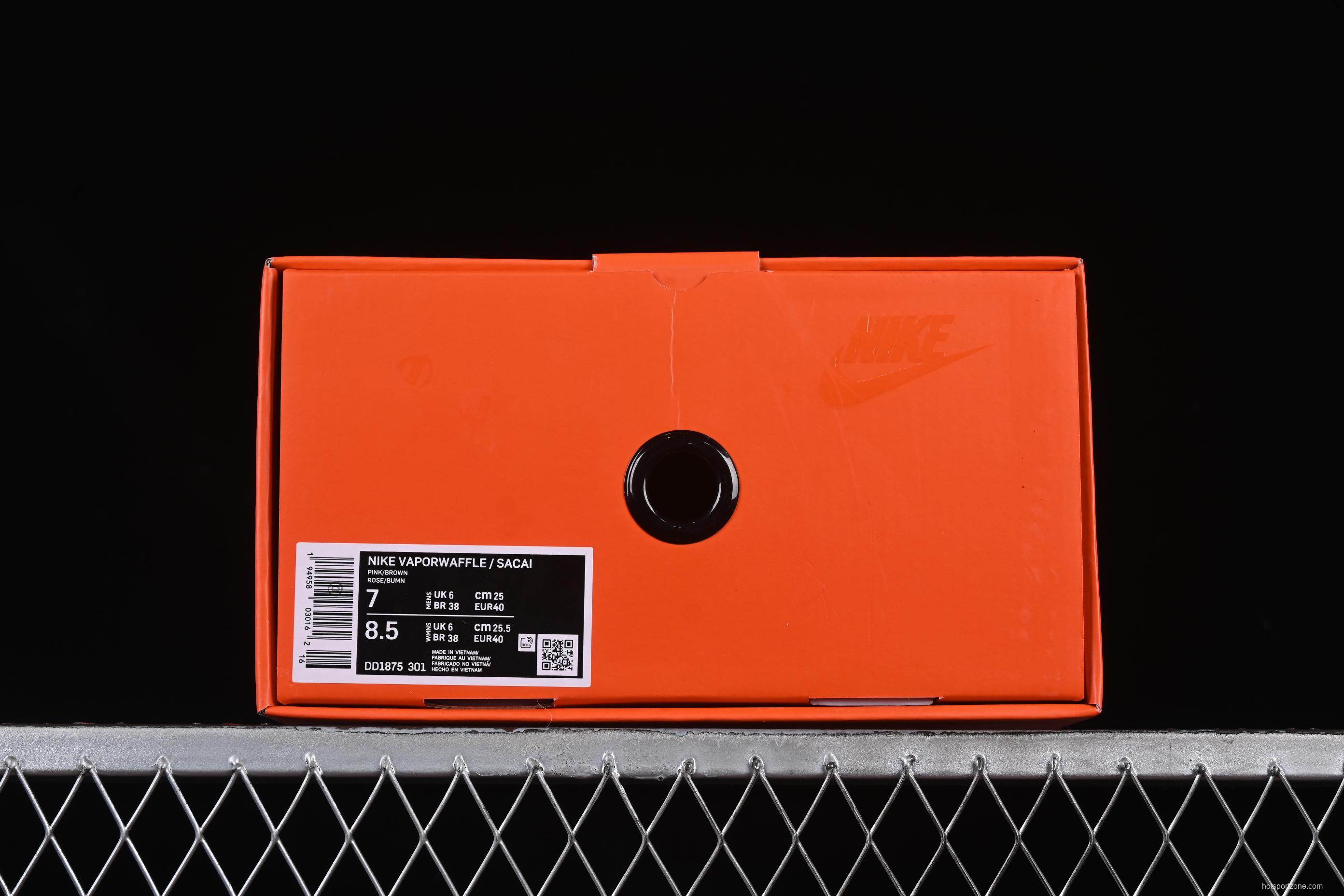 Nike x Sacai VaporWaffle "Pink/Sail" Women's Sneakers