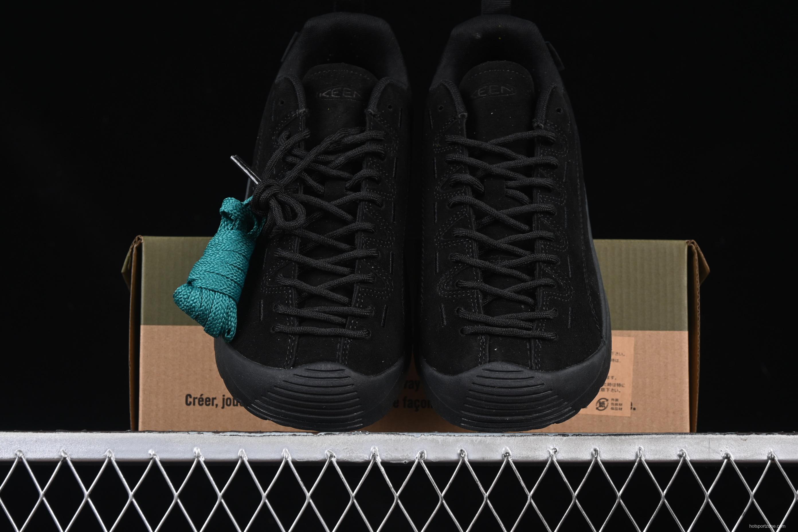 KEEN Men's Jasper II Waterproof Sneaker - All-Black Minimalist Design