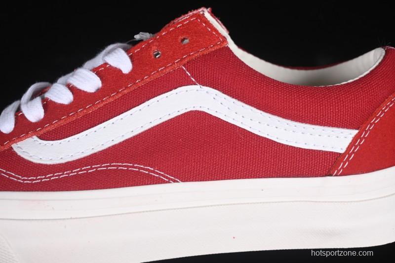 Vans Premium Old Skool 36 Retro Skate Shoes with Full-Grain Leather and Cushioned Insole - VN000D569IJ
