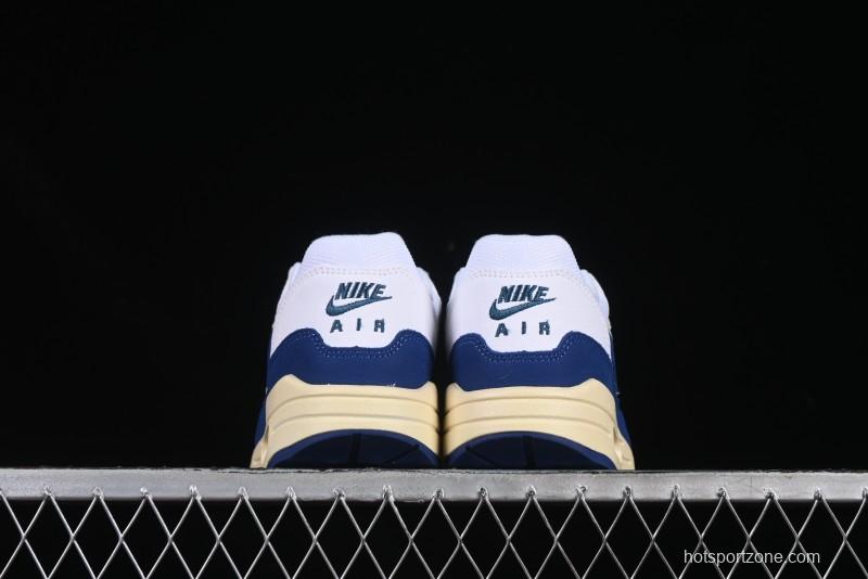 Nike Air Max 1 Retro Running Shoes with Half-Sole Air Cushion - FQ8048-133